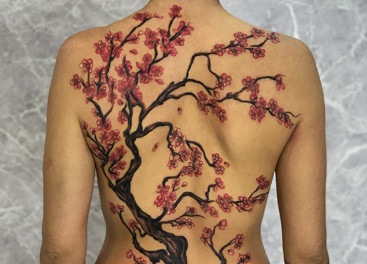 Japanese Flower Tattoo Stock Photos, Images and Backgrounds for Free  Download