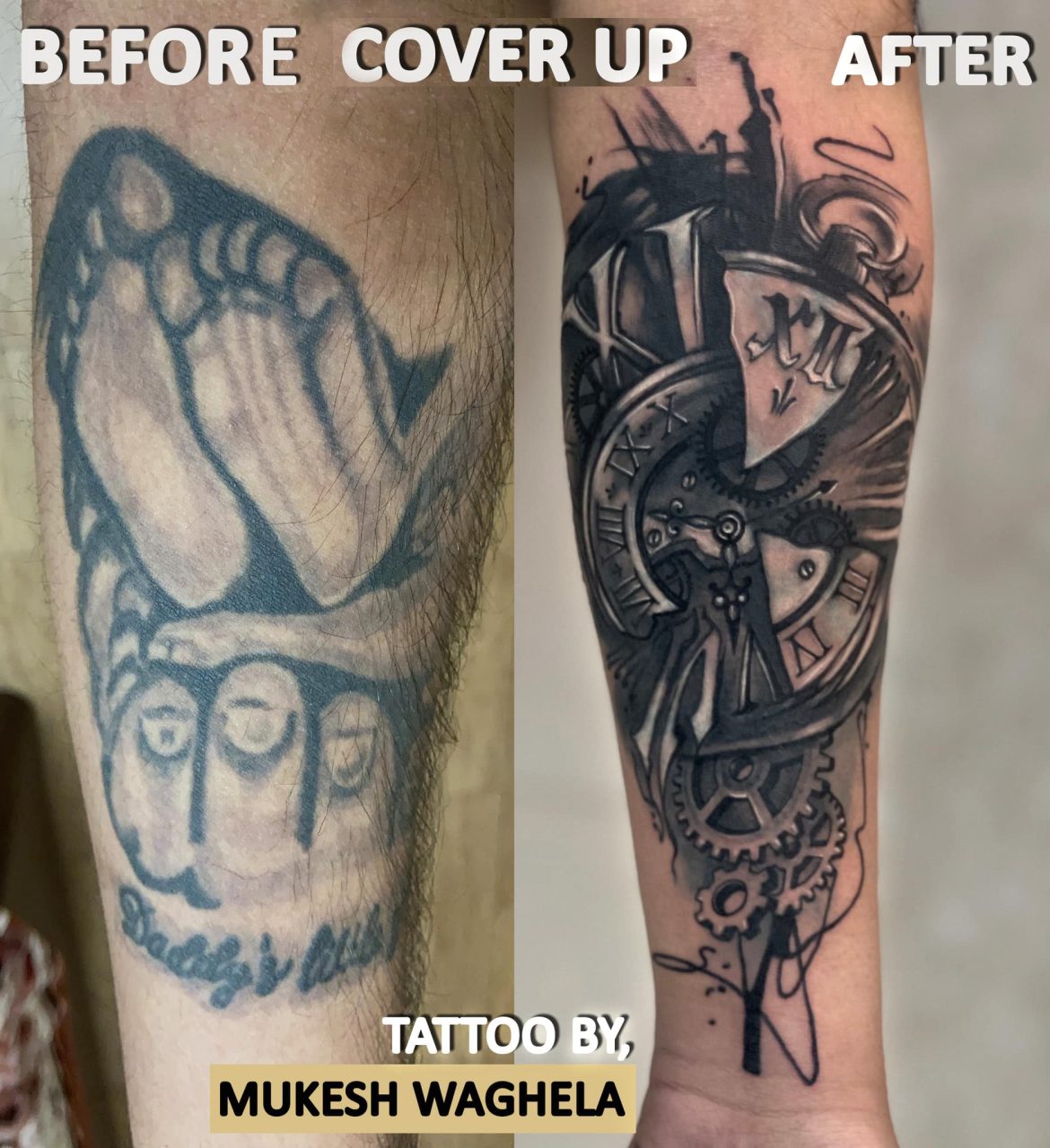 Cover up Tattoos | Hidden City Tattoo