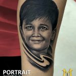 Portrait Tattoo by Mukesh Waghela The Best Tattoo Artist In Goa At Moksha Tattoo Studio Goa India.