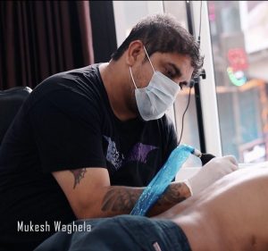 Mukesh Waghela Founder Of Best Tattoo Parlor Goa - MokshaTattooStudio is one of the famous tattoo shop in goa