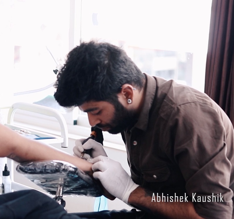 Abhishek Kaushik Finest tattoo Artist in Gao