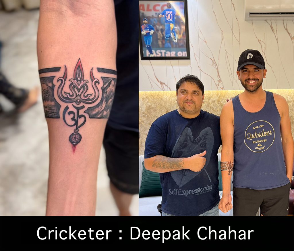 Deepak Chahar Tattoo